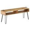 TV Stand Solid Mango Wood 43.3"x13.8"x17.7"