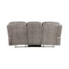 Grayish Brown Modern Reclining Sofa Set 2pc Sofa Loveseat Plush Seating, Polished Microfiber Upholstery Solid Wood Frame Living Room Furniture