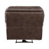 Plush Modern Living Room Sofa Set 3pc Power Reclining Sofa Loveseat Chair Brown Microfiber Upholstery USB port Solid Wood Frame Furniture