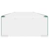 TV Stand / Monitor Riser Glass Clear 39.4"x11.8"x5.1"