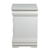 White 2-Drawer Nightstand