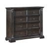 Elegant Design 8-Drawers Chest Traditional Vintage Bedroom Furniture 1pc Espresso Finish
