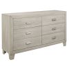 Modern Contemporary Light Brown Finish 1pc Dresser Wooden Bedroom Furniture