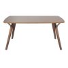 Folia Mid-Century Modern Dining Table in Walnut Wood by Lumisource