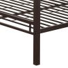 Sandy Black Double Queen Bunk Bed with Built-in Ladder